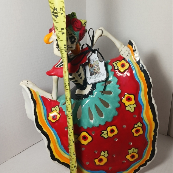 Blue Sky Clayworks Halloween Catrina Day Of The Dead Skeleton Heather Goldminc - Picture 7 of 8